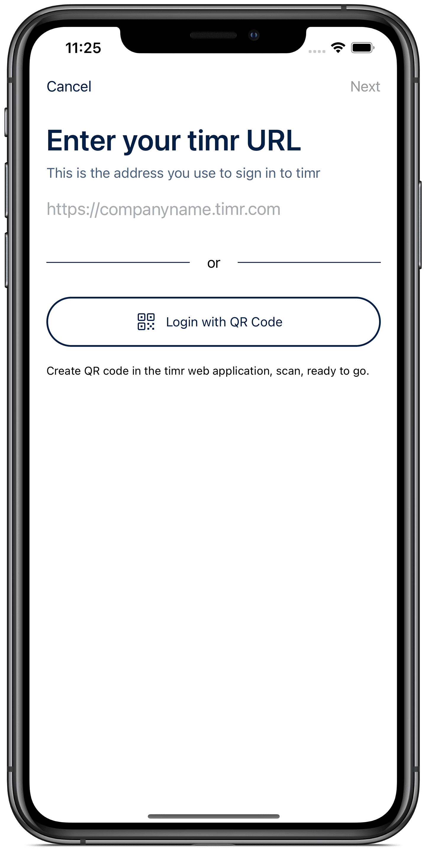 Login with qr code