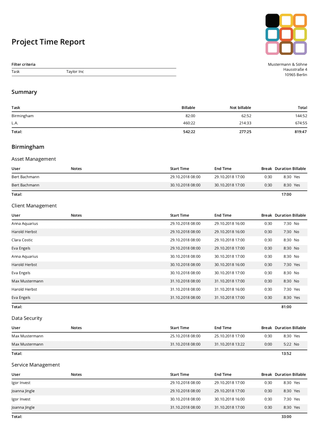 timr project tracking App