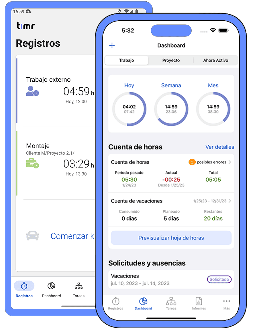 timr apliación móvil