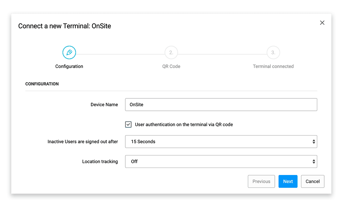 terminal setup