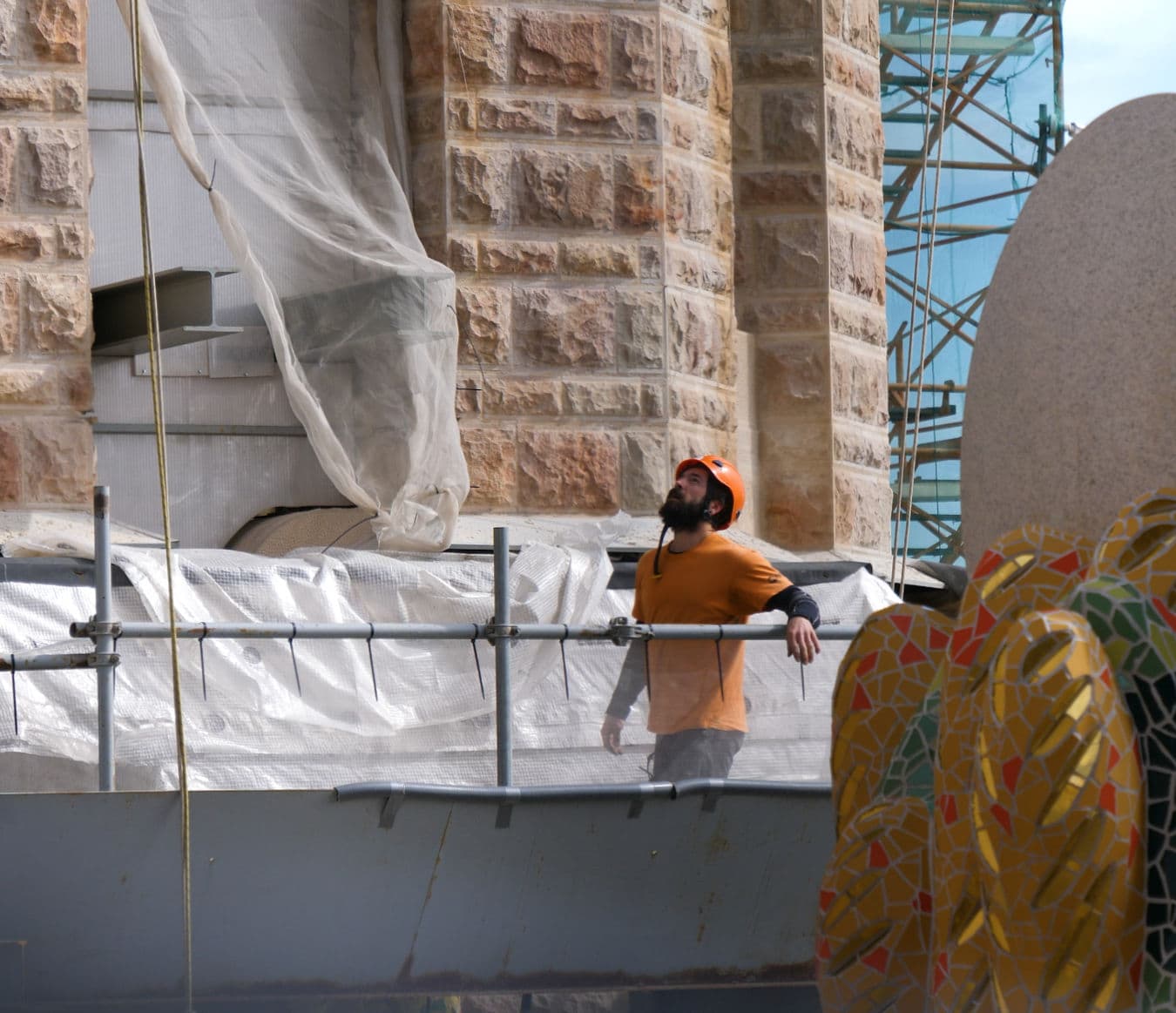 obrero obra Barcelona