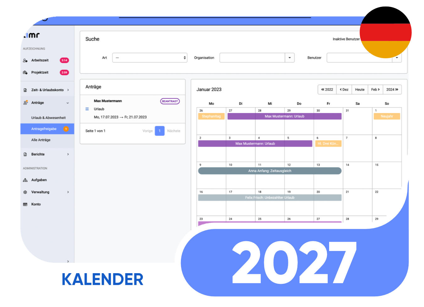 feiertage 2027