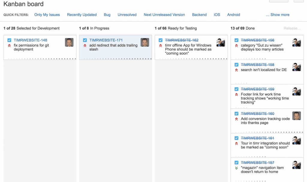 Kanban-Board