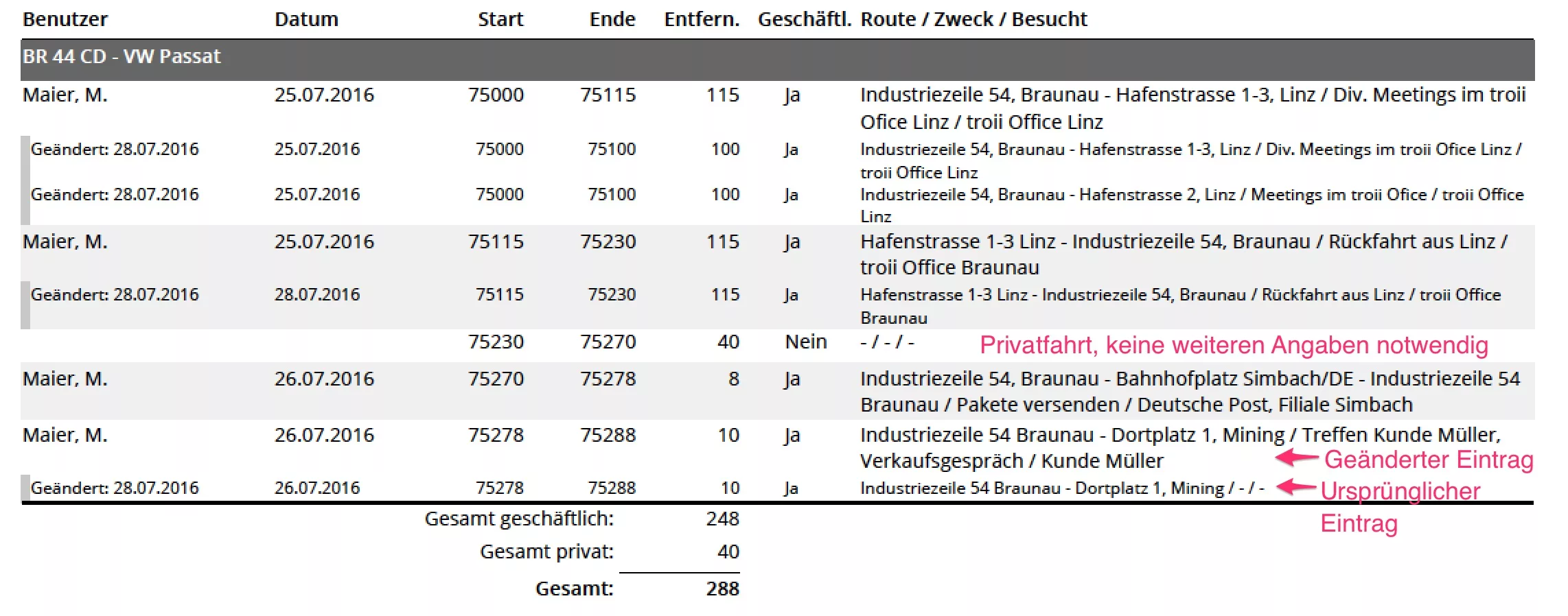 FinanzamtskonformerFahrtenbuchBericht