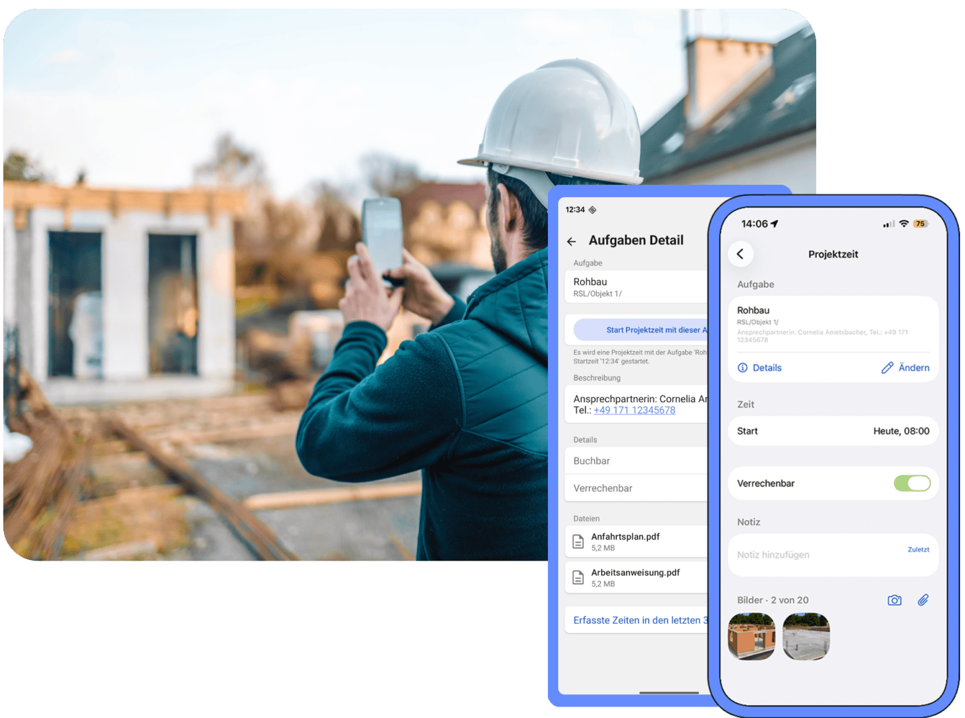 Mobile Zeiterfassung App timr