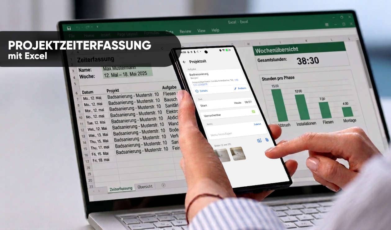Projektzeiterfassung mit Excel