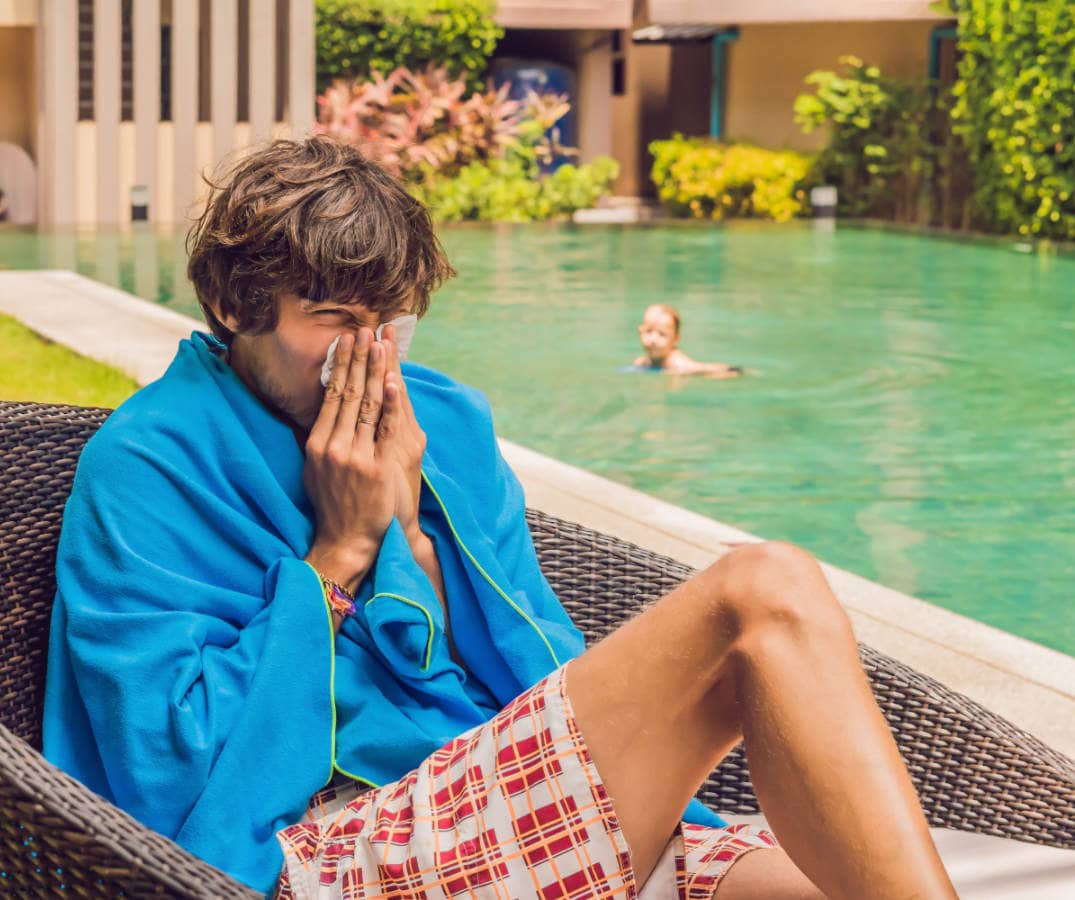 Arbeitnehmer während des Urlaubs krank