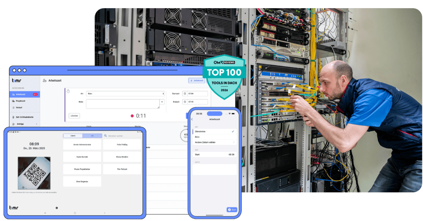 Die einfachste Zeiterfassung für IT Dienstleister