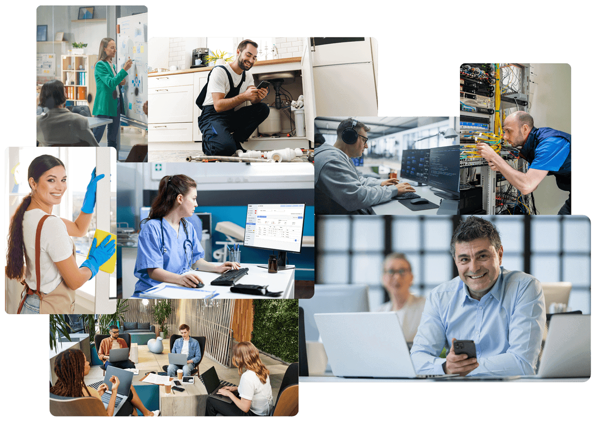 Zeiterfassung für verschiedene Branchen