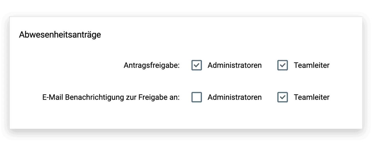 Freigabe Berechtigungen