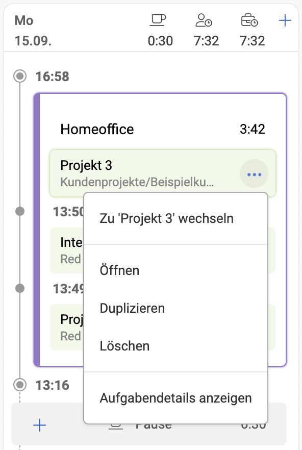 Kombinierte Erfassung