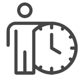 Mitarbeiter Self-Service Icon