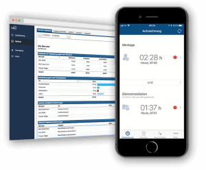 timr Zeiterfassung mobil und im Web