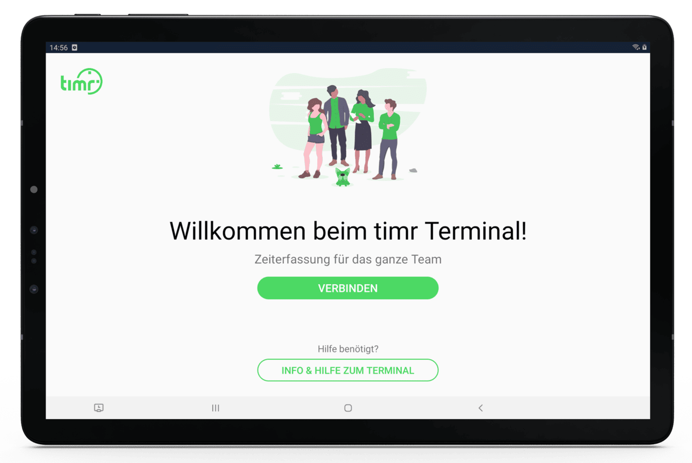 Digitale Stempeluhr per Web, App und Terminal