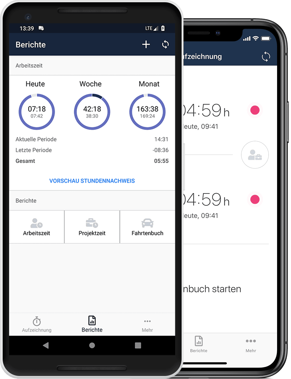timr zeiterfassung apps