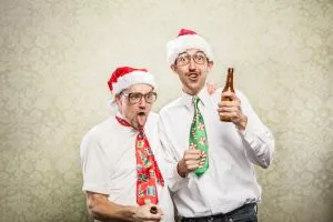 Auf der Weihnachtsfeier blamieren