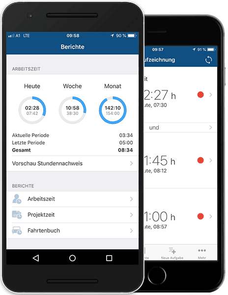mobile zeiterfassung