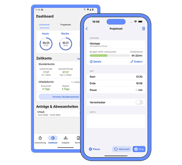 Zeiterfassung Apps